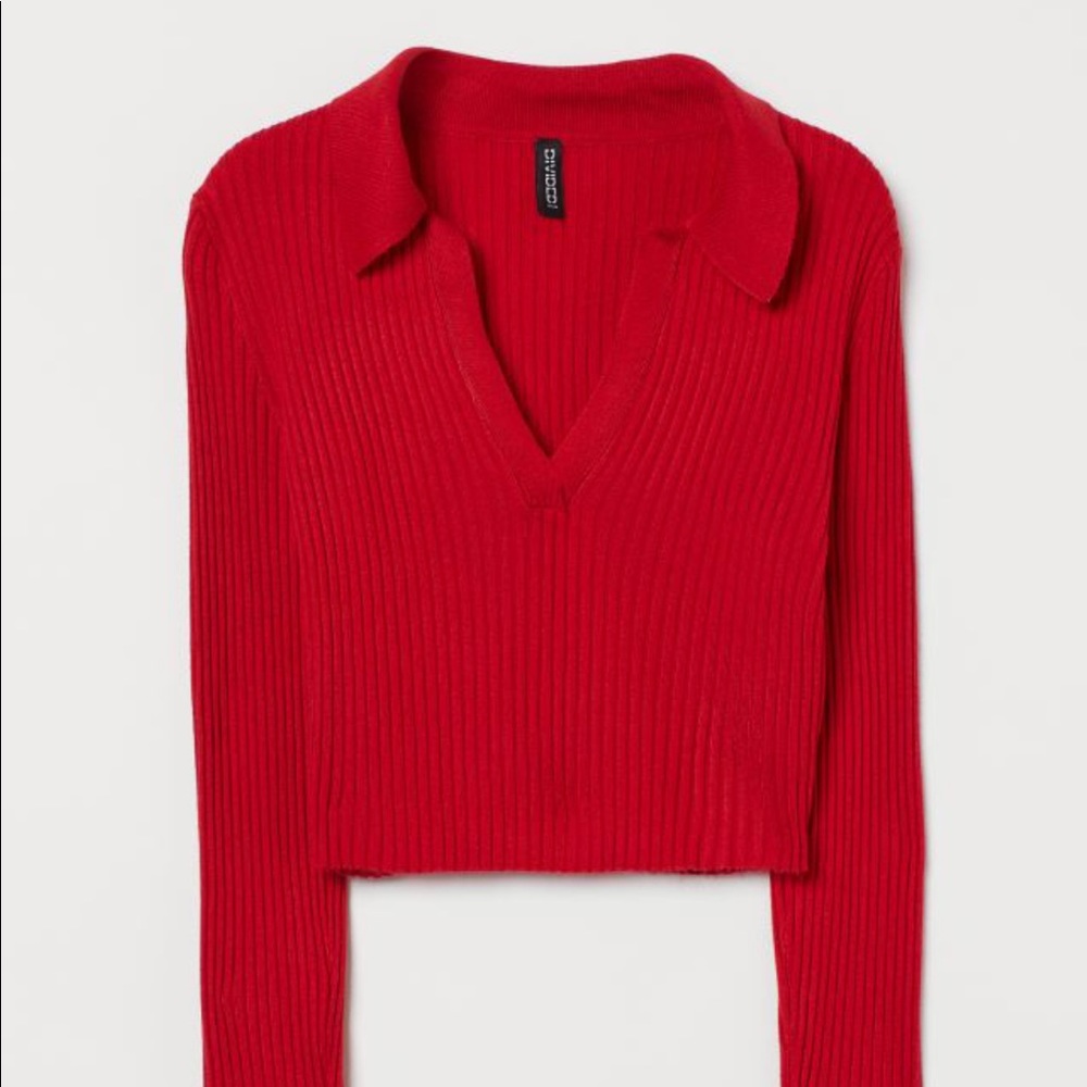 H&M Ribbed Crop Top - Picture 2 of 5